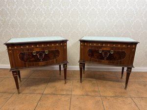 Nočný stolík s intarziou, cena za ks