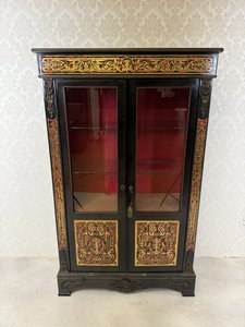 Vitrína vo francúzskom štýle Boulle, Taliansko 1950