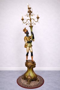 Drevorezba nosiča svetla - mouřenína